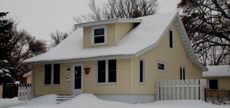 House Richard McNair rented in Minot at time of killing [1987]. Photo taken in December 2010.