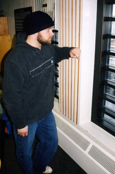 Prisoner Landon Karas [homicide in Bonnyville, Alberta] waits for visitors. There's evidence to suggest that Karas didn't commit the murder.